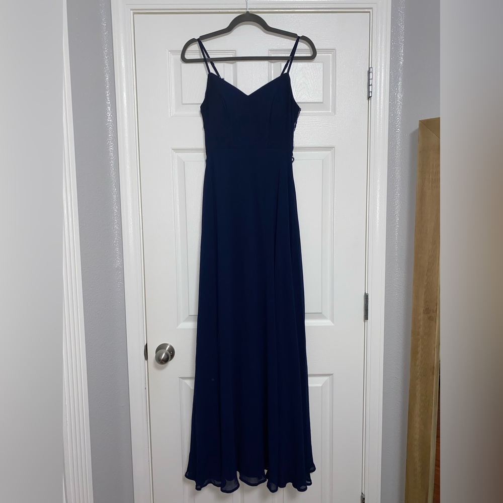 Speechless Navy Blue Maxi Dress, Size 1